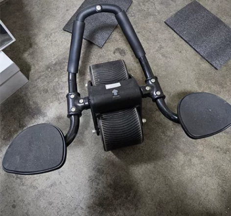 佑美肘撑式自动回弹健腹轮卷腹肌轮练肚子健身...