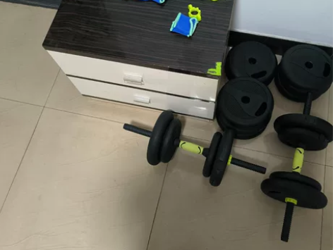 品健家用哑铃40kg 单边20kg 使用次...