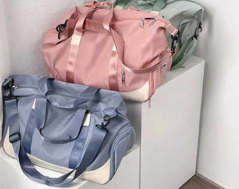 Mitaogirl时尚帆布手提包健身房训练...