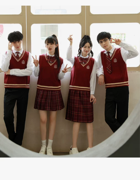 红歌合唱服诗歌朗诵演出服高初中学生成人运动...