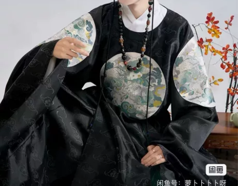 青璃 如梦霓裳明制汉服男装圆领袍 绣花织金...