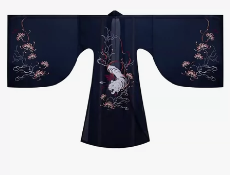 如梦霓裳汉服女装情侣装大袖衫寅虎生肖重工刺...