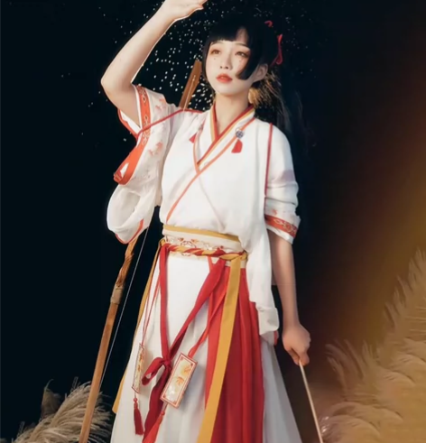 宿问【白露】 晋制原创汉服 部分配饰丢失轻...