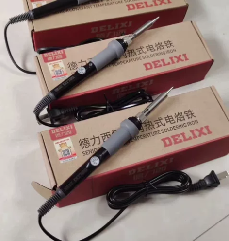清一批全新德力西电气恒温电烙铁家用维修焊接...