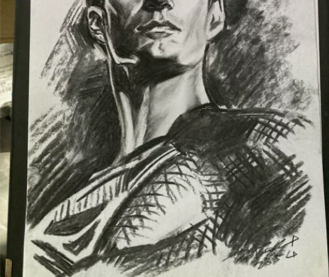 出一副画 ,素描,素描作品,画像,手绘,装...