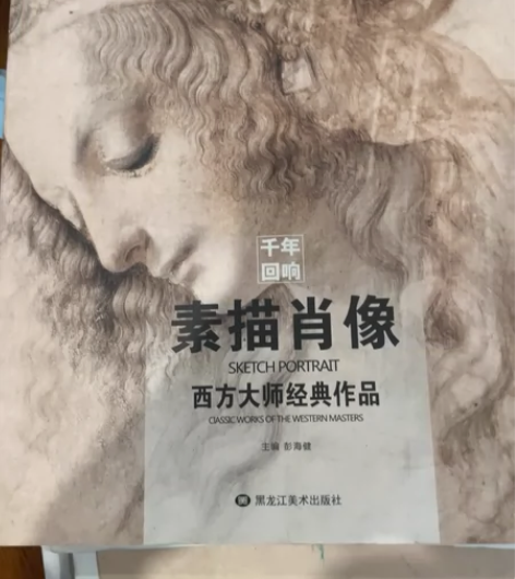 素描肖像千年回响速写人物西方大师经典作品欧...