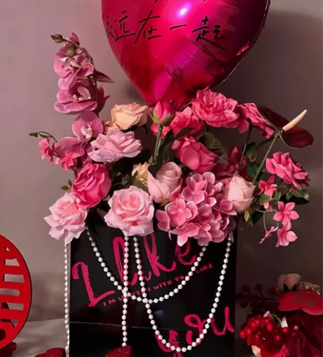 #新款仿真花套装 婚房布置DIY仿真花摆件...