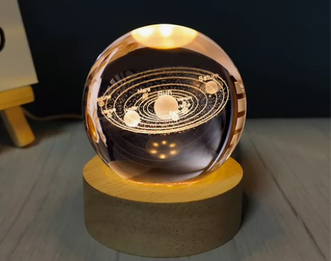 七夕好物特价!!!内雕水晶球小夜灯创意生日...