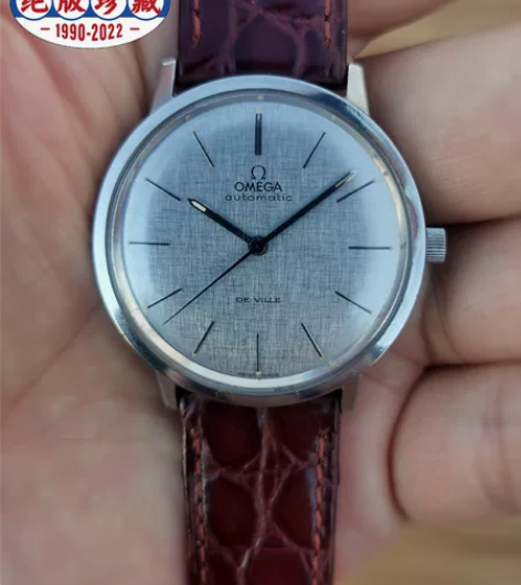 [五角星]瑞士欧米茄布纹盘711机芯机械表...