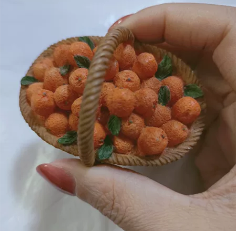 富丽橘子水果篮子 感兴趣的话点“我想要”和...