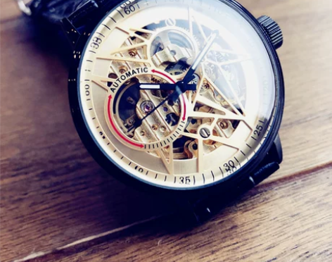 2023全自动镂空机械表男士手表时尚潮流个...