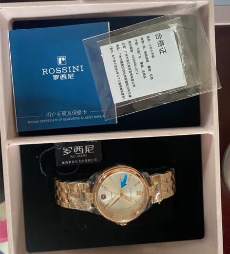 全新罗西尼手表 一次也没带过 包邮出 官网...