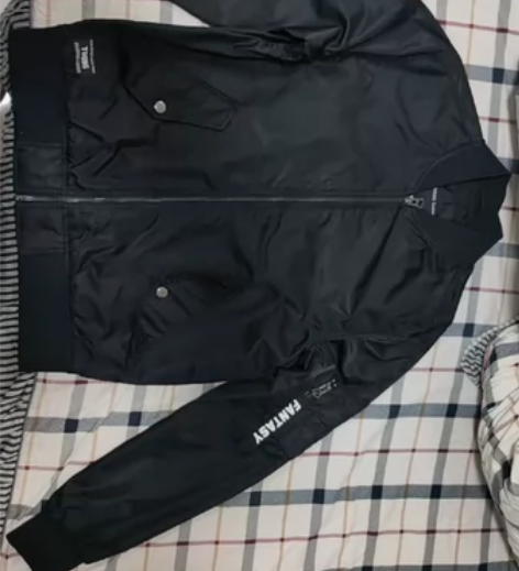 ?美特斯邦威飞行员夹克男2017秋季新款显...