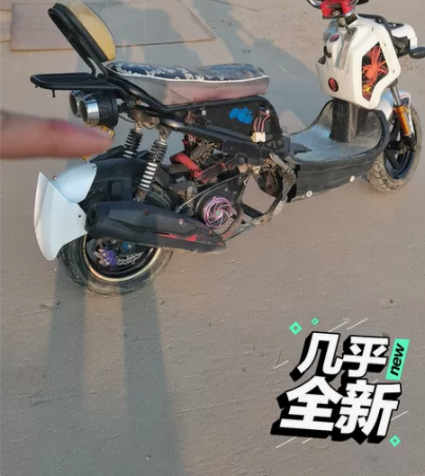 永源摩托车,发动机巅峰状态,打火一把着车,...