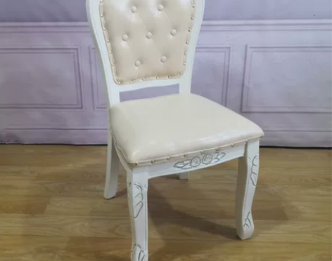 欧式餐椅酒店餐厅椅子家用现代简约单人实木靠...