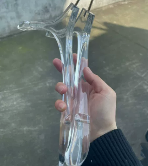 【特价甩卖】处理600个亚克力衣架，水晶透...