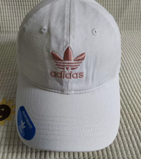 外贸尾货 正品 白色 阿迪达斯 棒球帽 大...