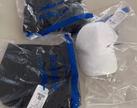 鸿星尔克运动长裤和鸭舌帽，全部全新正品 两...