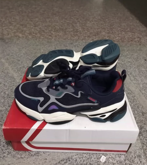 【全新瑕疵】匹克破界休闲鞋 深兰 42码 ...