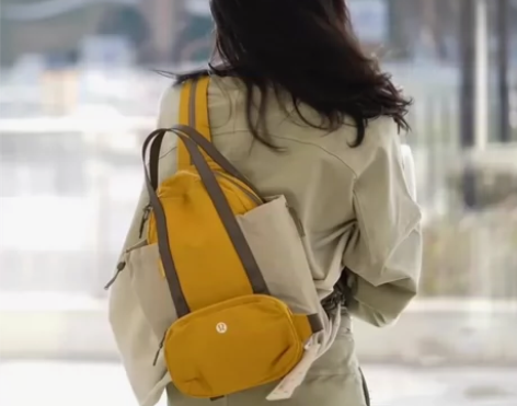 全新lulu露露女运动健身包母子包多功能轻...