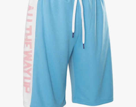 UZIS撞色篮球短裤男夏季五分裤潮流美式运...