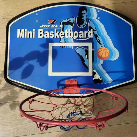 儿童折叠篮球架，可以挂在墙上，孩子大了用不...