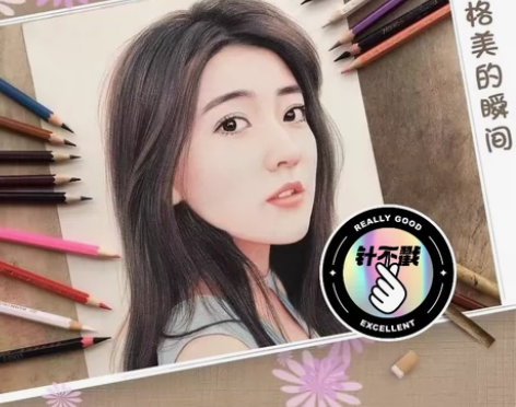 彩铅画像定制素描人像手绘人像人物肖像画真人...