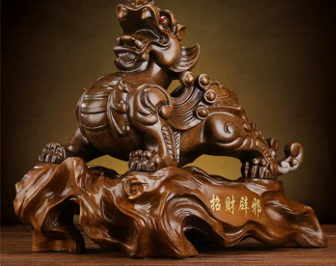 招财貔貅摆件一对貔恘聚财皮丘客厅酒柜老板办...