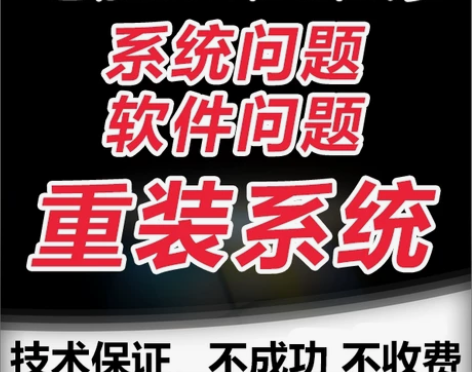 远程维修电脑在线安装重装软件网络问题蓝屏系...