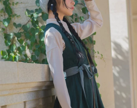 徐娇织羽集原创汉元素服 冬季女装 素菲加厚...