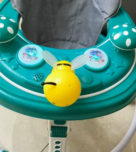 婴儿学步车，3档高低可调，可折叠，有音乐按...