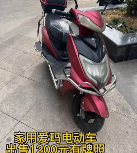 家用爱玛电动车2019年买的，电池换了新的...