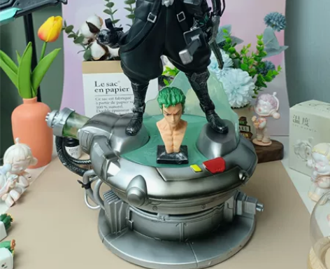 海贼王GK索隆赛博朋克索隆手办摆件雕像可发...