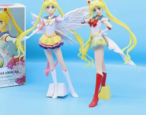 大号美少女战士手办变身棒月野兔站姿魔法棒水...