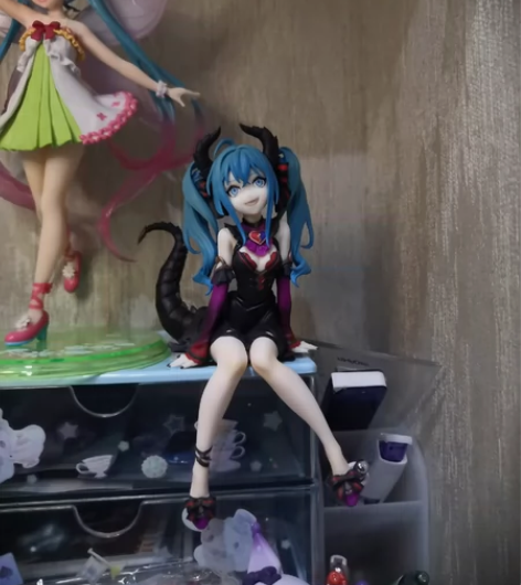 标价出初音小恶魔泡面压手办 无原盒 小破站...