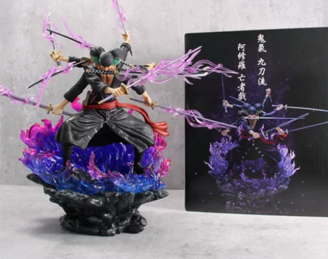 【优质手办】鬼岛阿修罗三头六臂九刀流索隆海...