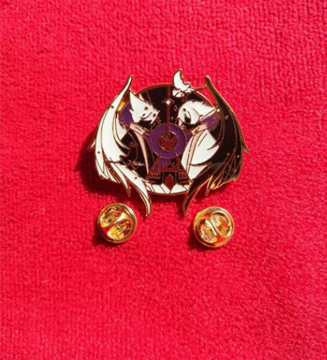 光遇周边徽章双子比翼双子厮守胸针情侣毕业生...