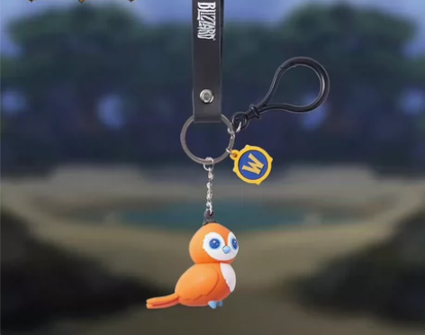 【低于原价出】魔兽世界官方周边佩佩钥匙扣,...