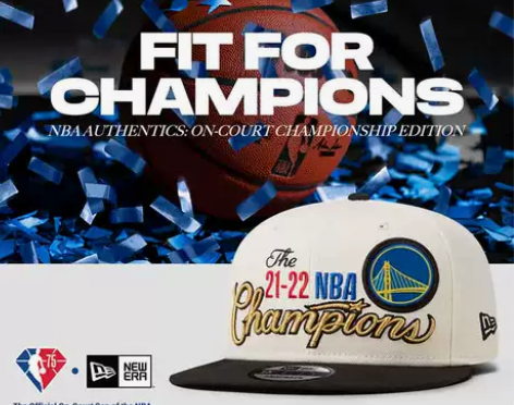 New Era纽亦华2022夺冠帽NBA勇...