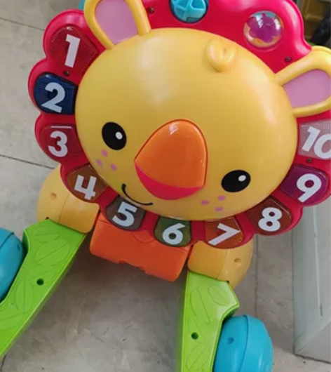费雪小狮子四合一学步车 99新 功能完好 ...