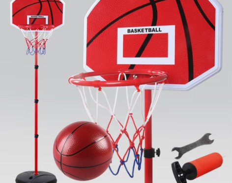 勾勾手儿童篮球架可升降室内投篮框宝宝皮球男...