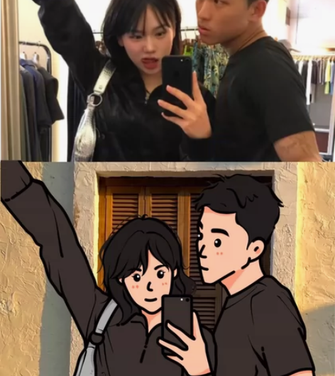 【超低价】甜酷ins风简约豆豆眼手绘头像定...