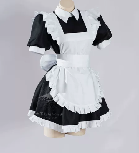 不咕鸟孤独摇滚cos立领女仆装S码 仅衣服...