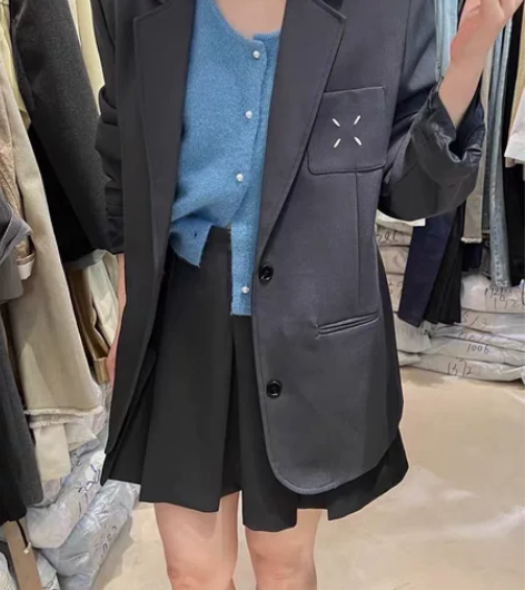 全新带吊牌韩国“Fu百搭百褶裙”咖色 黑色...