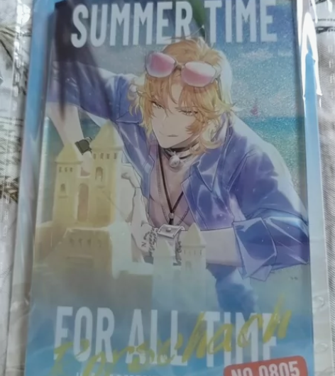 时空中的绘旅人罗夏湛蓝海岛亚克力票根 潮玩...