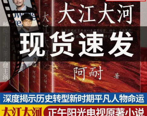 正版】大江大河书 原著小说全套4册 阿耐著...