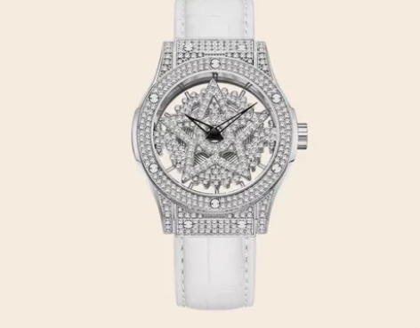 DAVENA蒂玮娜时来运转五芒星手表女款满...