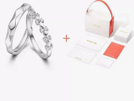 【现货】Fanci范琦银饰 为爱加冕 情侣...