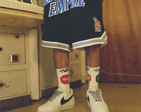 Battles短裤男刺绣透气运动裤美式篮球...