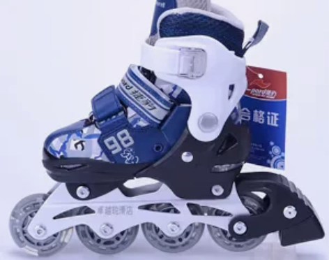 正品捷豹JBA36直排轮可调成年轮滑鞋滑冰...